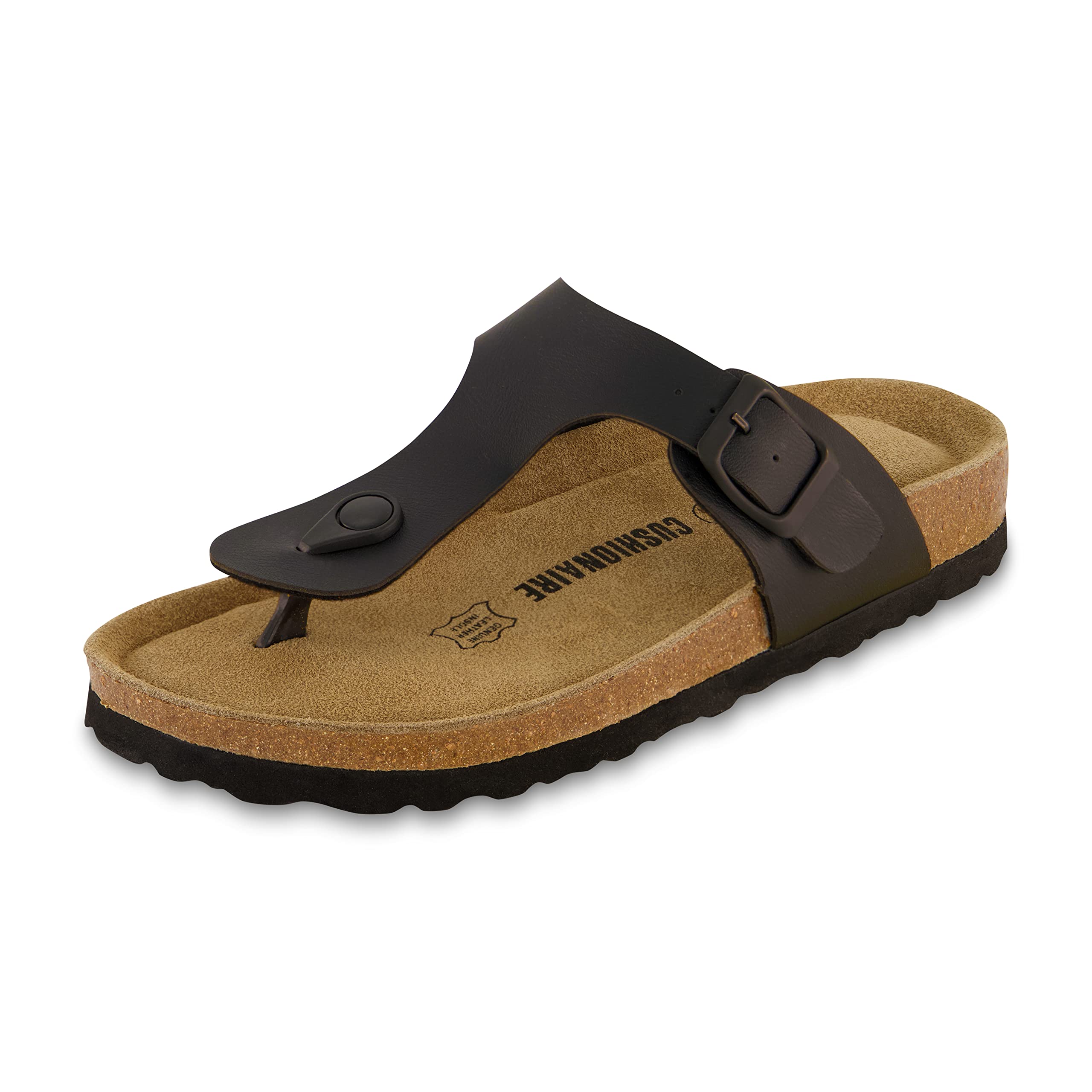 CUSHIONAIREWomen's Leah Cork Footbed Sandal with +Comfort