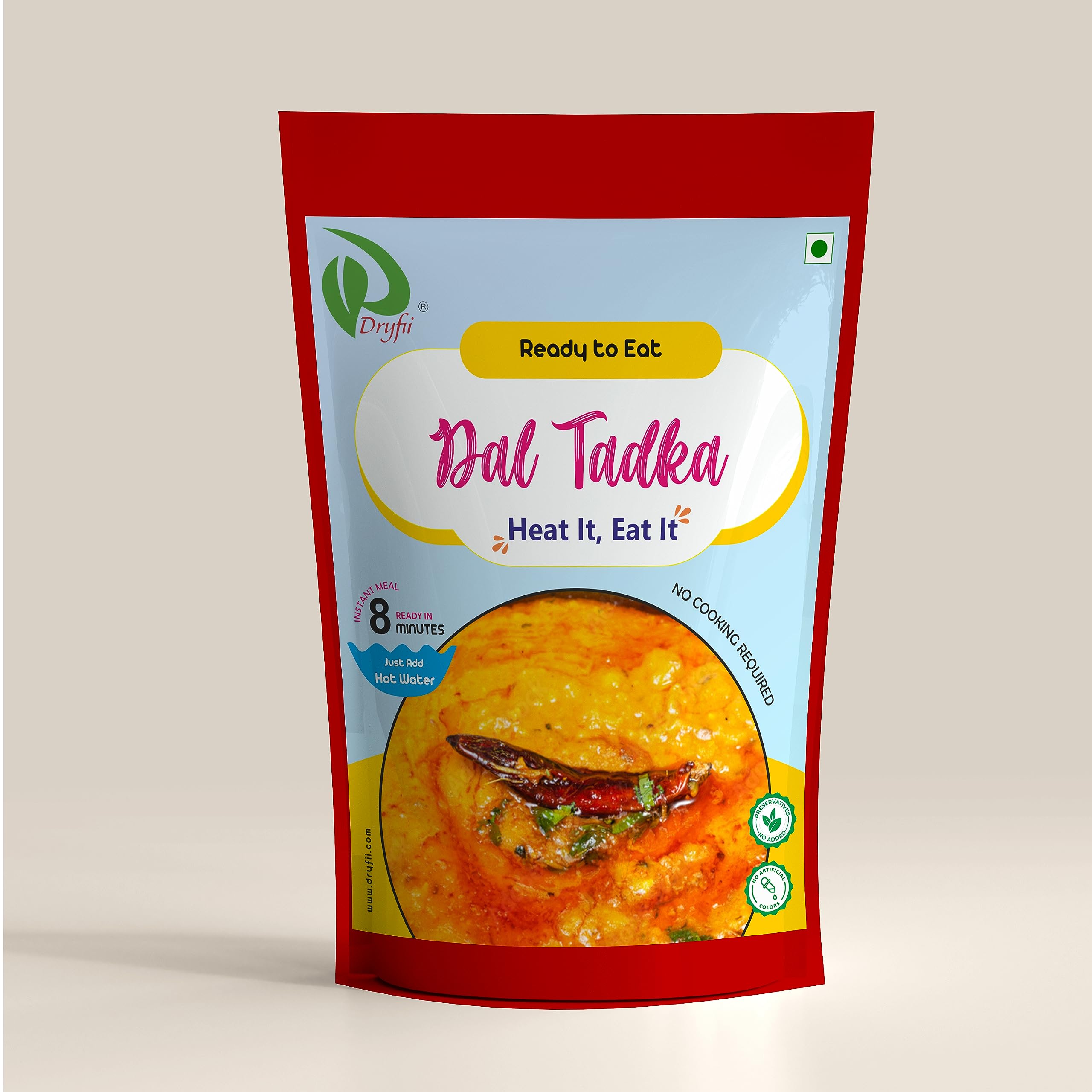 Dryfii Pure Homemade Jain Dal Tadka 150gm Ready to Eat /Instant Food /Cooked in Mild Spices / Serving for 2 (B095HQ7WZX) Amazon Price History, Amazon Price Tracker