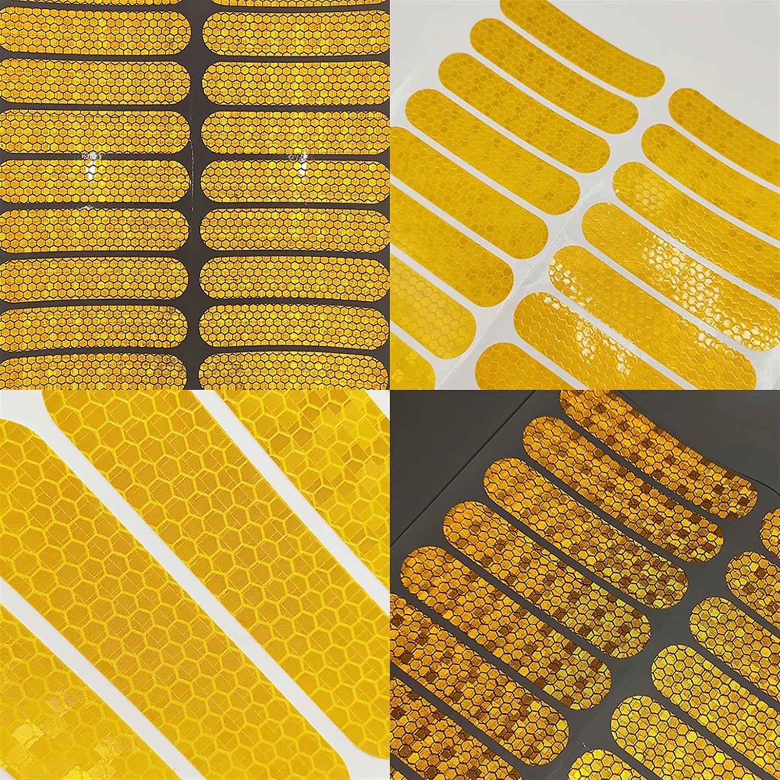 Autocollant d'avertissement compatible for le scooter électrique Ninebot G30, autocollants réfléchissants, accessoires de moyeu de roue de carrosserie compatibles for Xiaomi M365/Pro(Giallo)