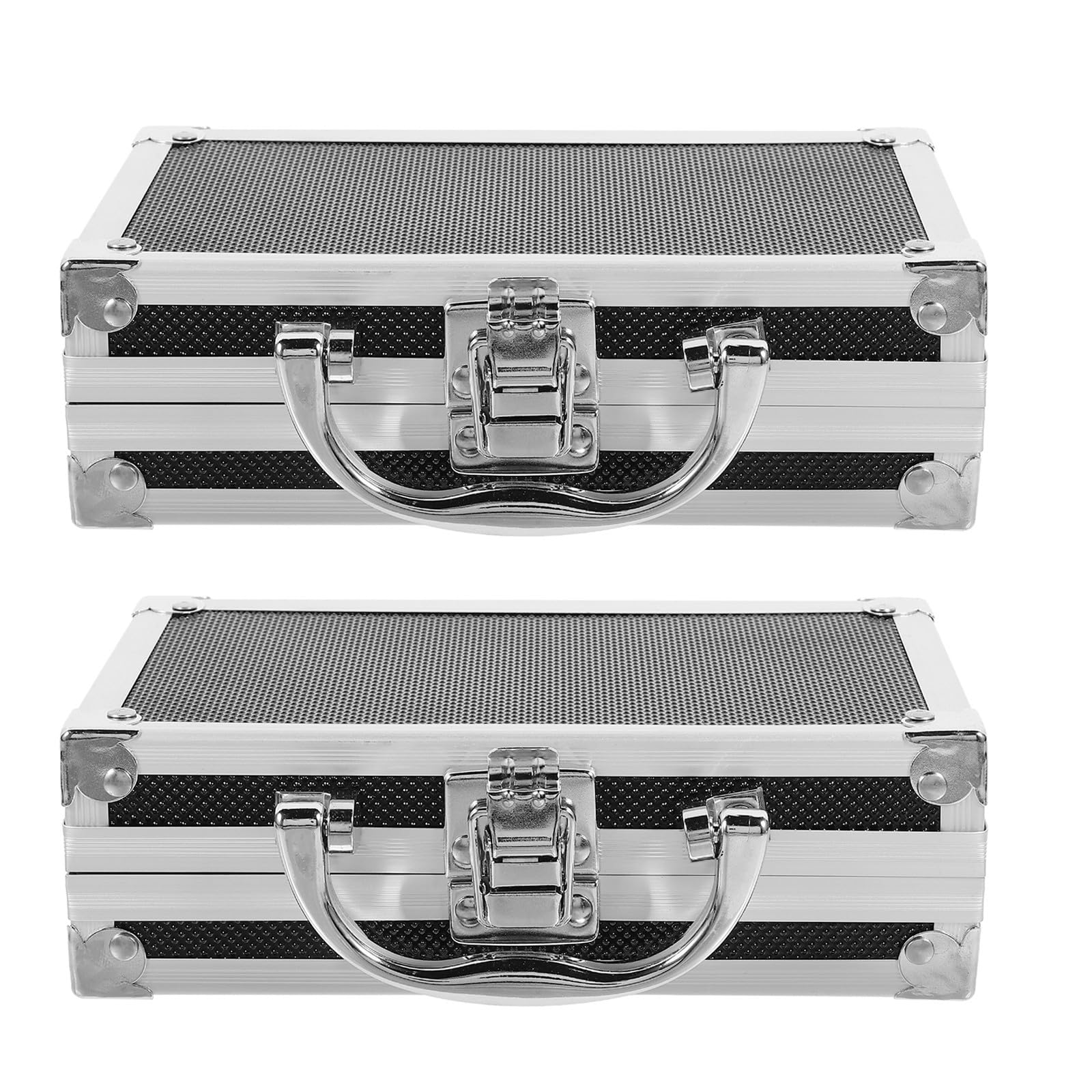 OUNONA Estuche para herramientas de aleación de aluminio (2 unidades),