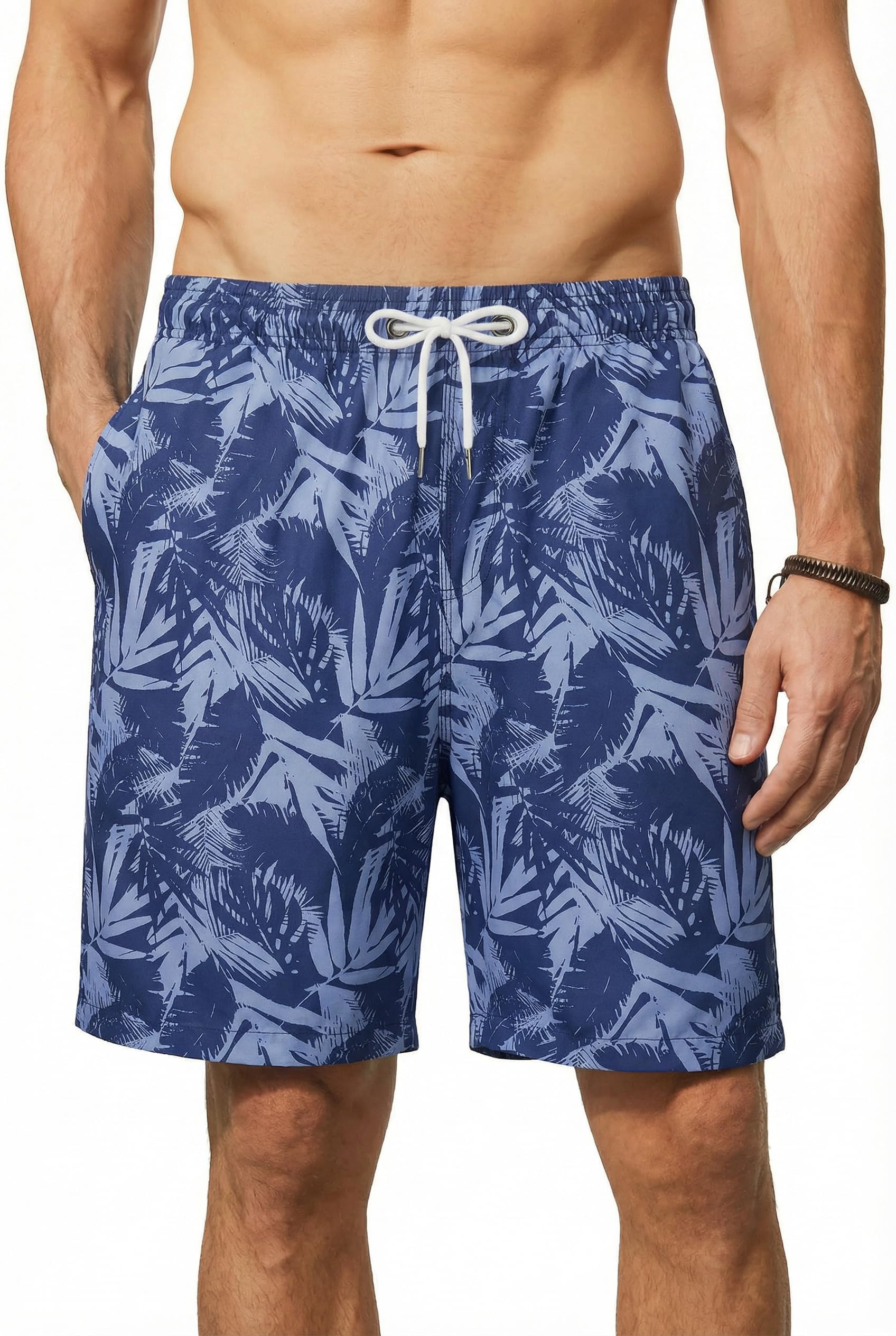 Enlision Bañador Hombre Natación Secado Rápido Bañadores Piscina Verano Estampado Bermudas Traje de Baño con Forro de Malla S-3XL