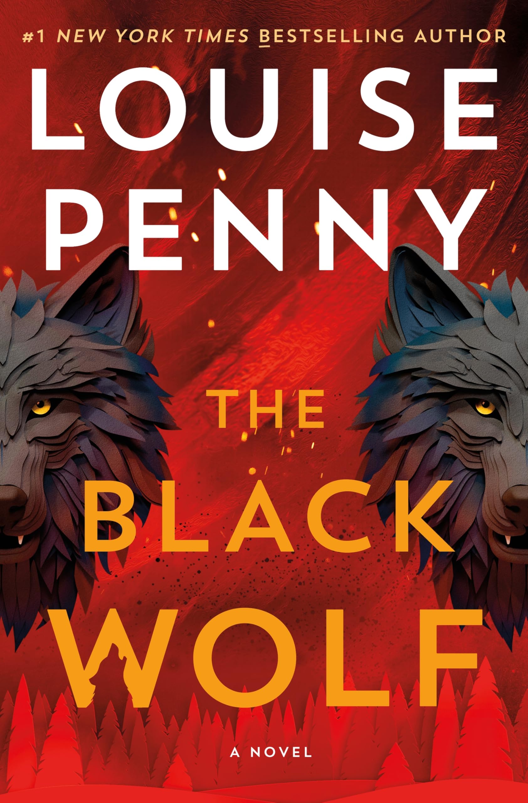 Cover image of The Black Wolf by Louise Penny