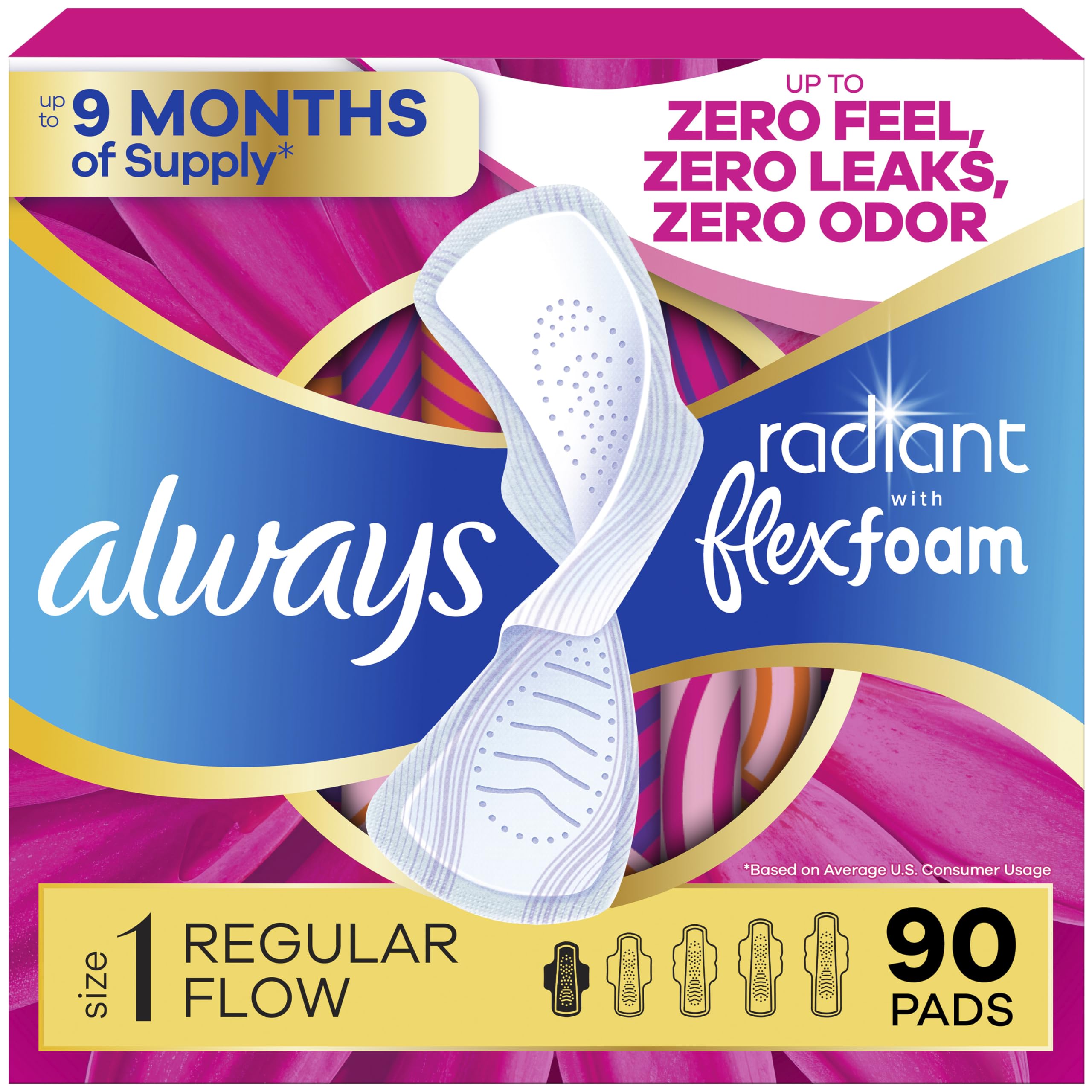 Always Radiant Feminine Pads - feminine care | Mubboo