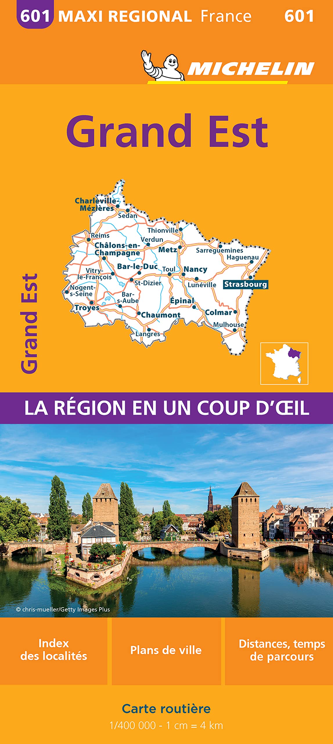 GRAND-EST, France - Michelin Maxi Regional Map 601: Map (France Maxi Regional)