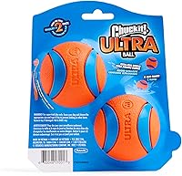 Vista 7 de Chuckit! ¡Tíralo! Ultra bola, medio (2.5 pulgadas) 2 paquete