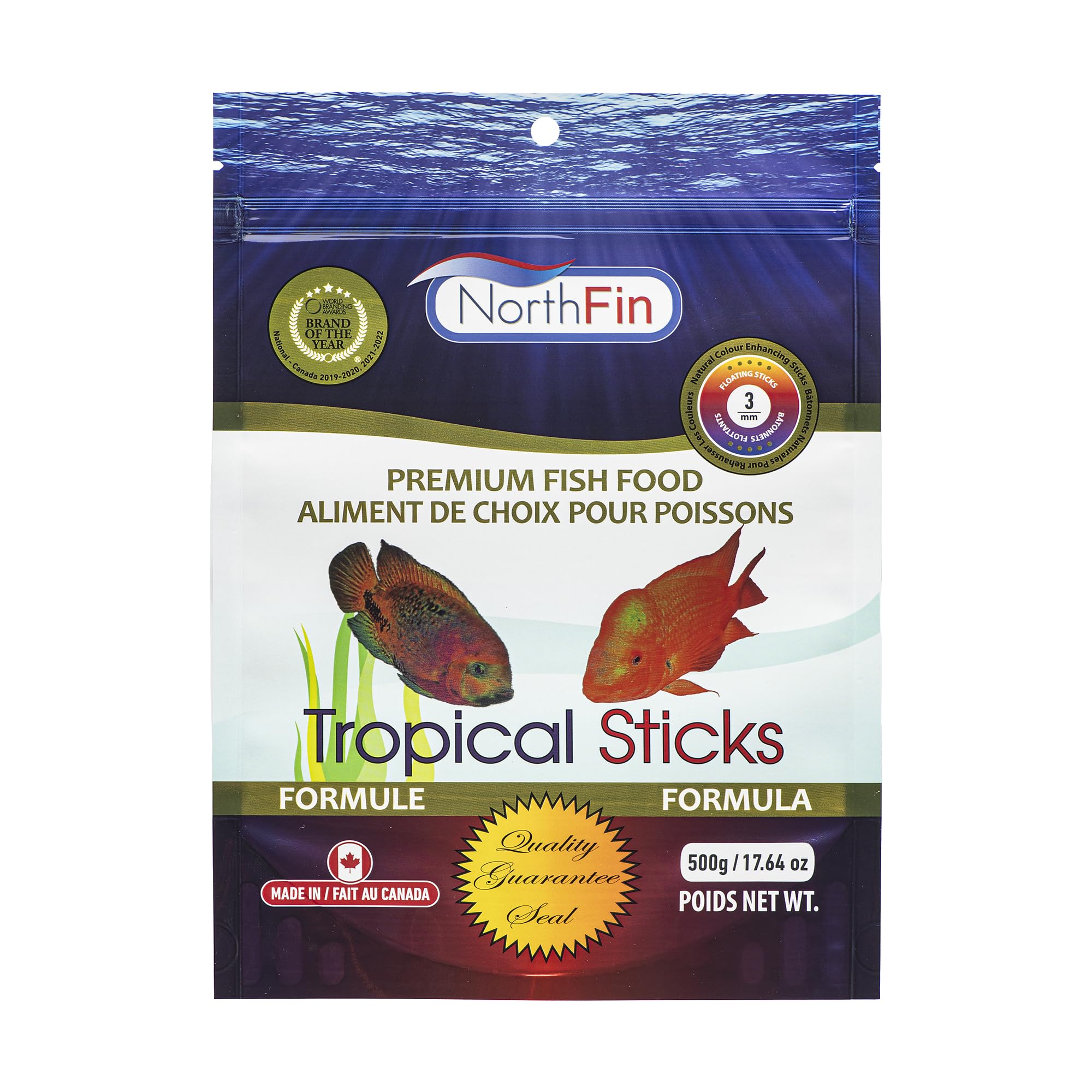 Northfin - Varillas flotantes Tropicales (3 mm, 500 g)