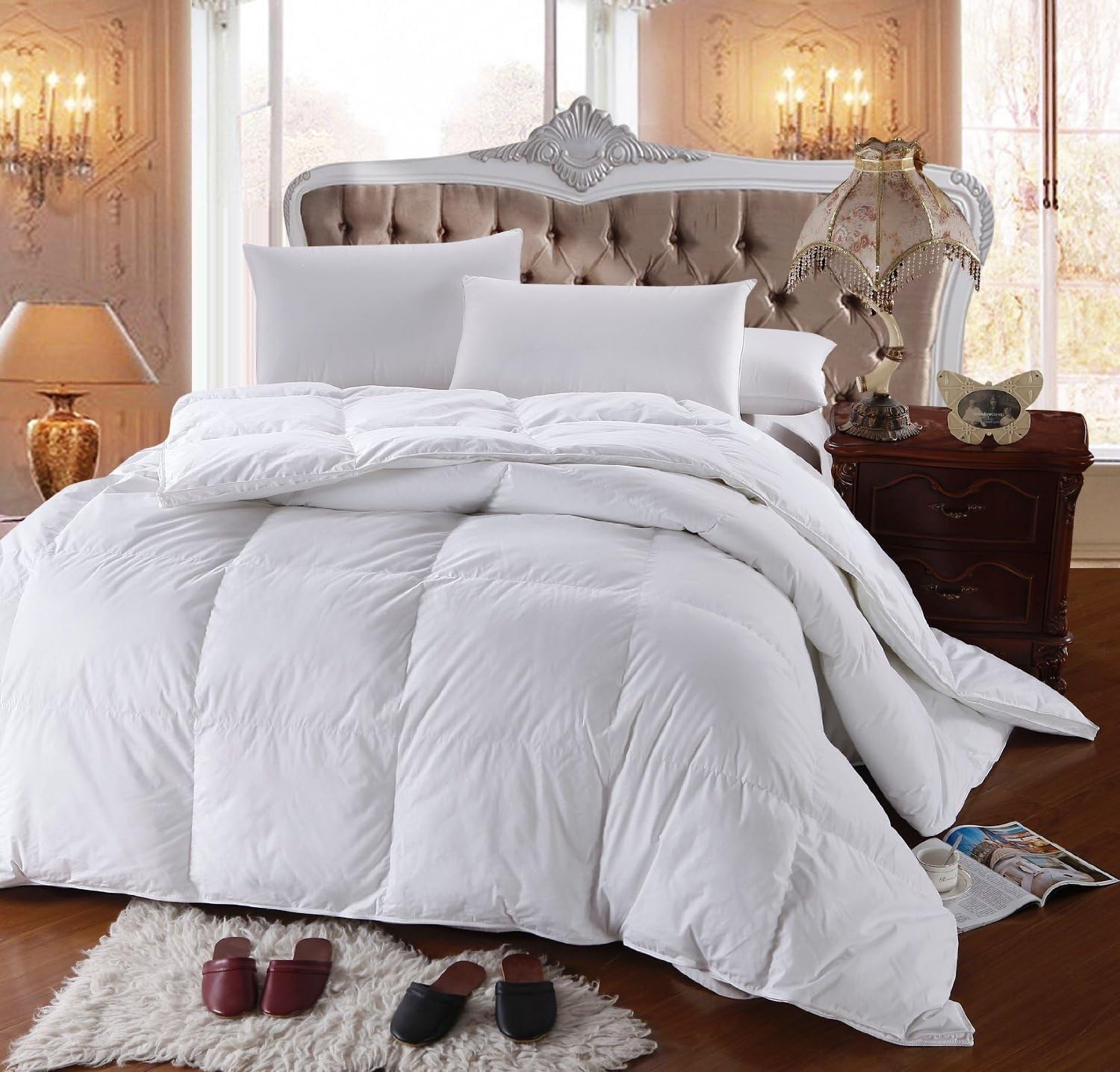 Elegant Overfilled Down Alternative Comforter, 500 TC 100