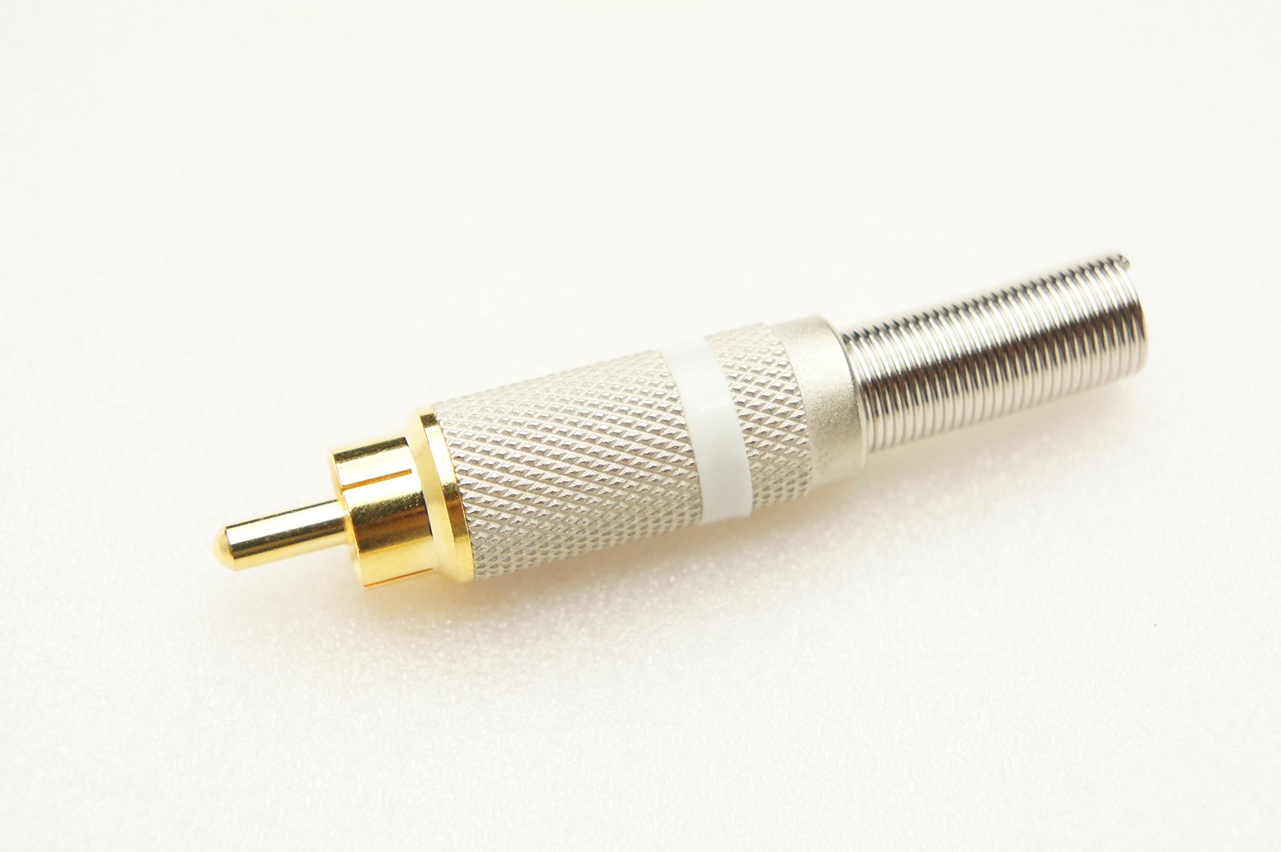 Amazon | TOMOCA JS-65 RCAプラグ (白) | TOMOCA | 変換アダプター