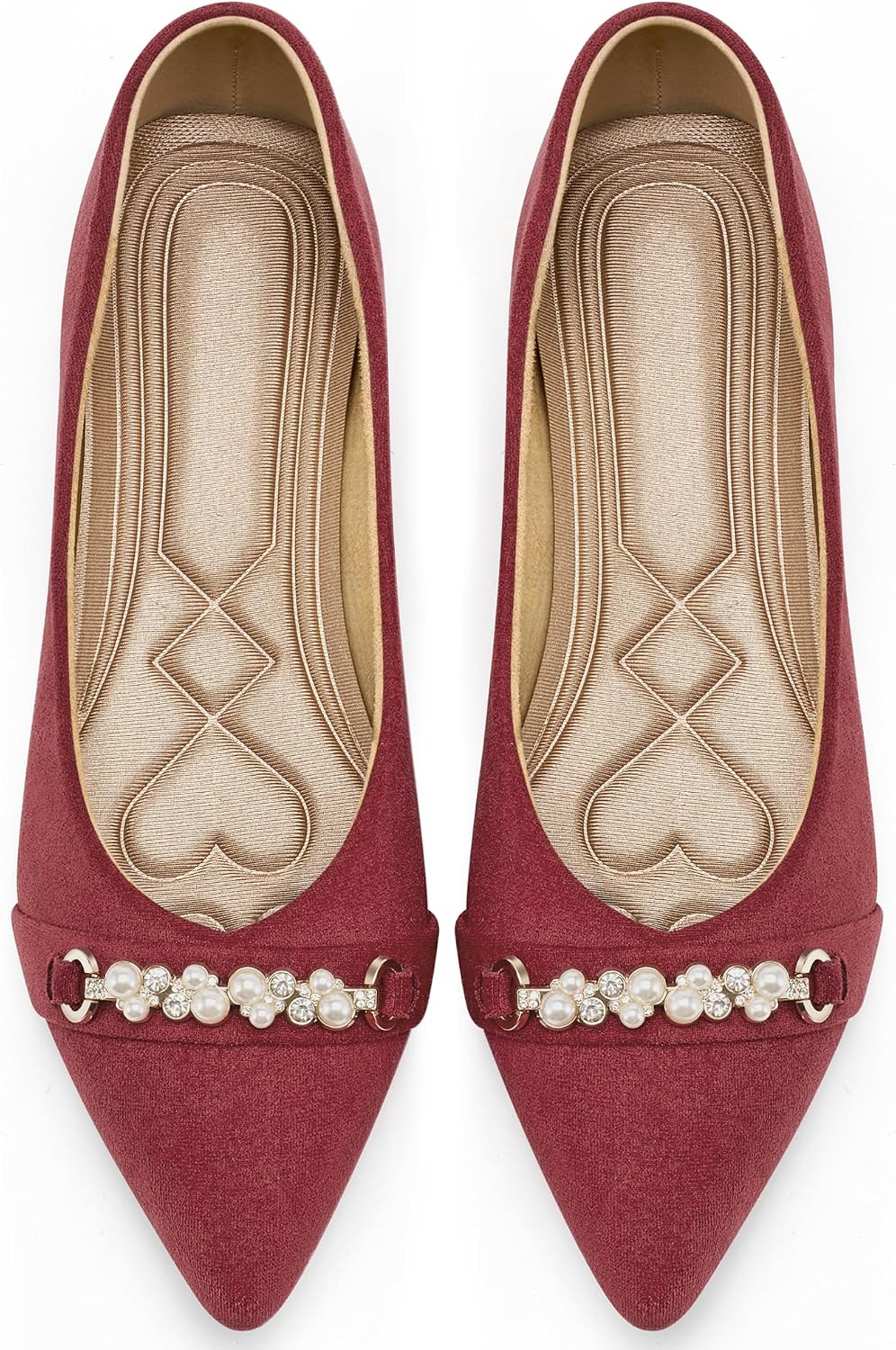 Ballet Flats Shoes for Women: Comfortable Slip On Work Business Flats - Ladies Dress Shoes for Wedding