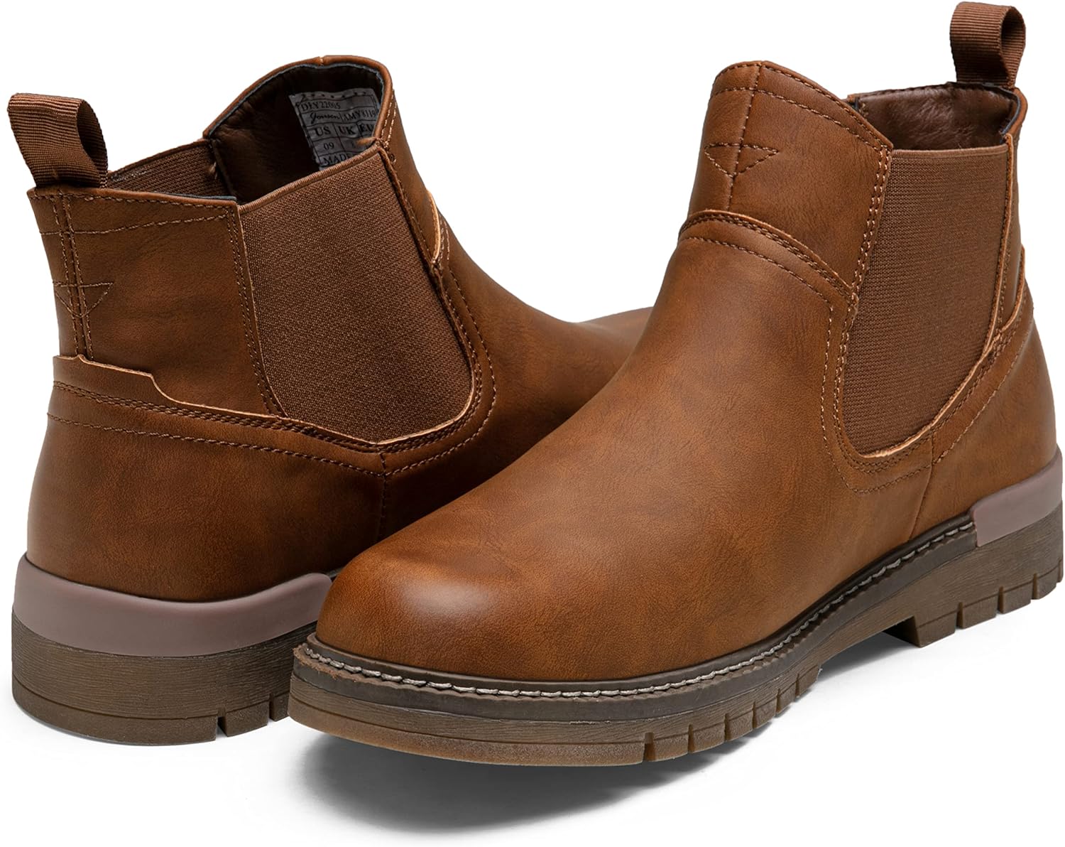 Jousen Chelsea Boots Casual Slip On Ankle Waterproof Mens Boots - Image 6