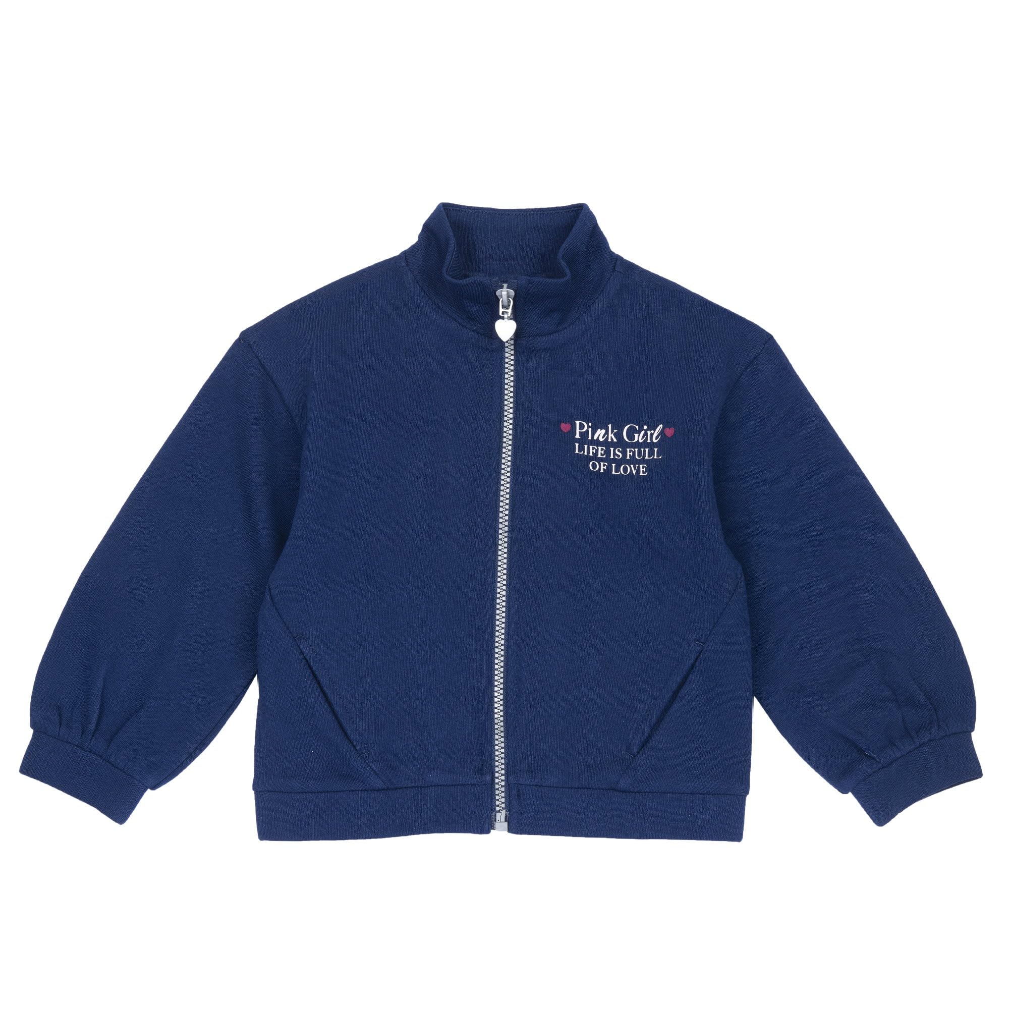 Chicco, Sweatshirt Für Mädchen, Weich Und Ungefüttert, Mit Praktischem Reißverschluss, Mädchenkleidung, Designed in Italy