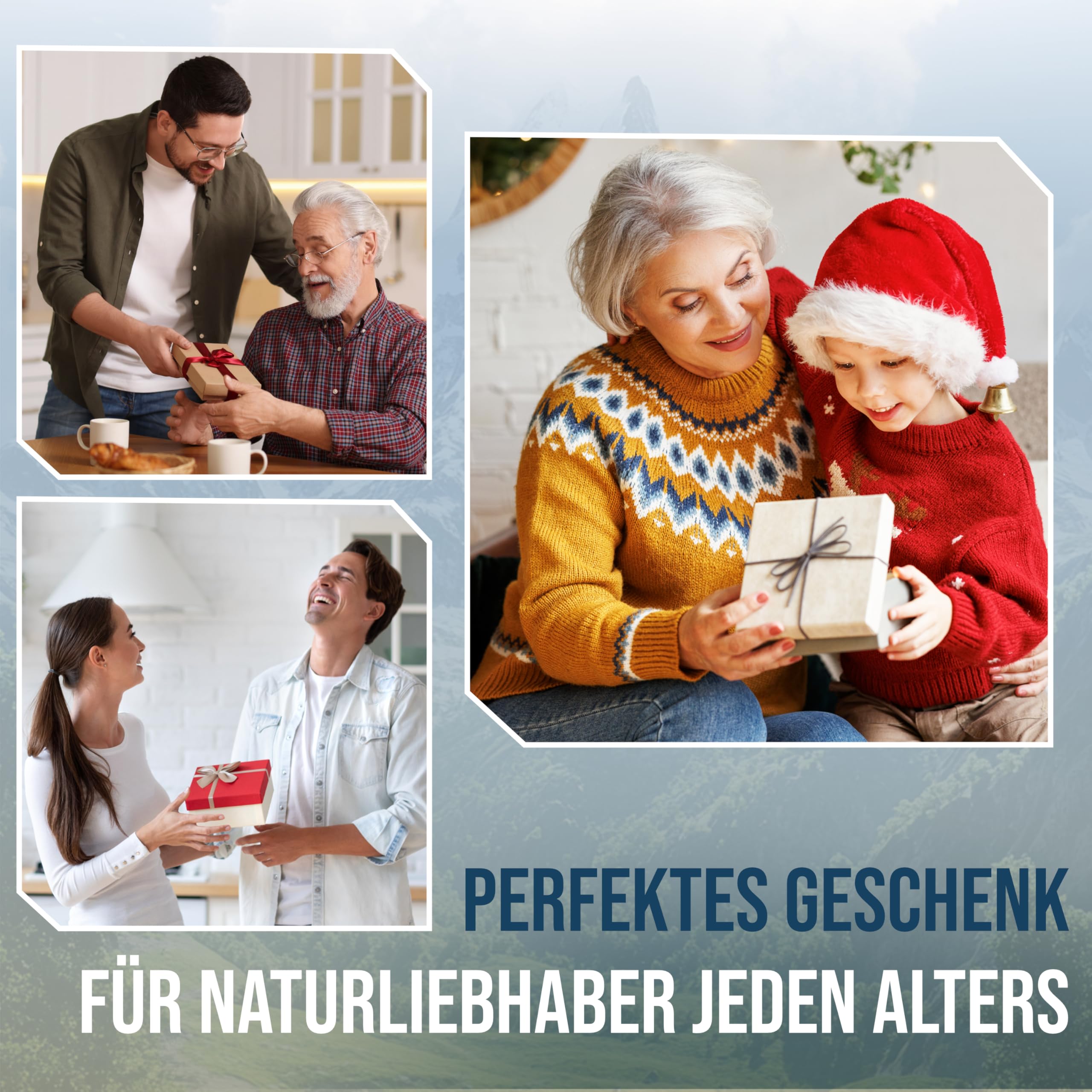HD Fernglas 8x25 kompakt & leicht - Leistungsstarkes Allround Taschenfernglas für Wandern, Reise & Vogelbeobachtung - Ferngläser klein für Erwachsene & Kinder