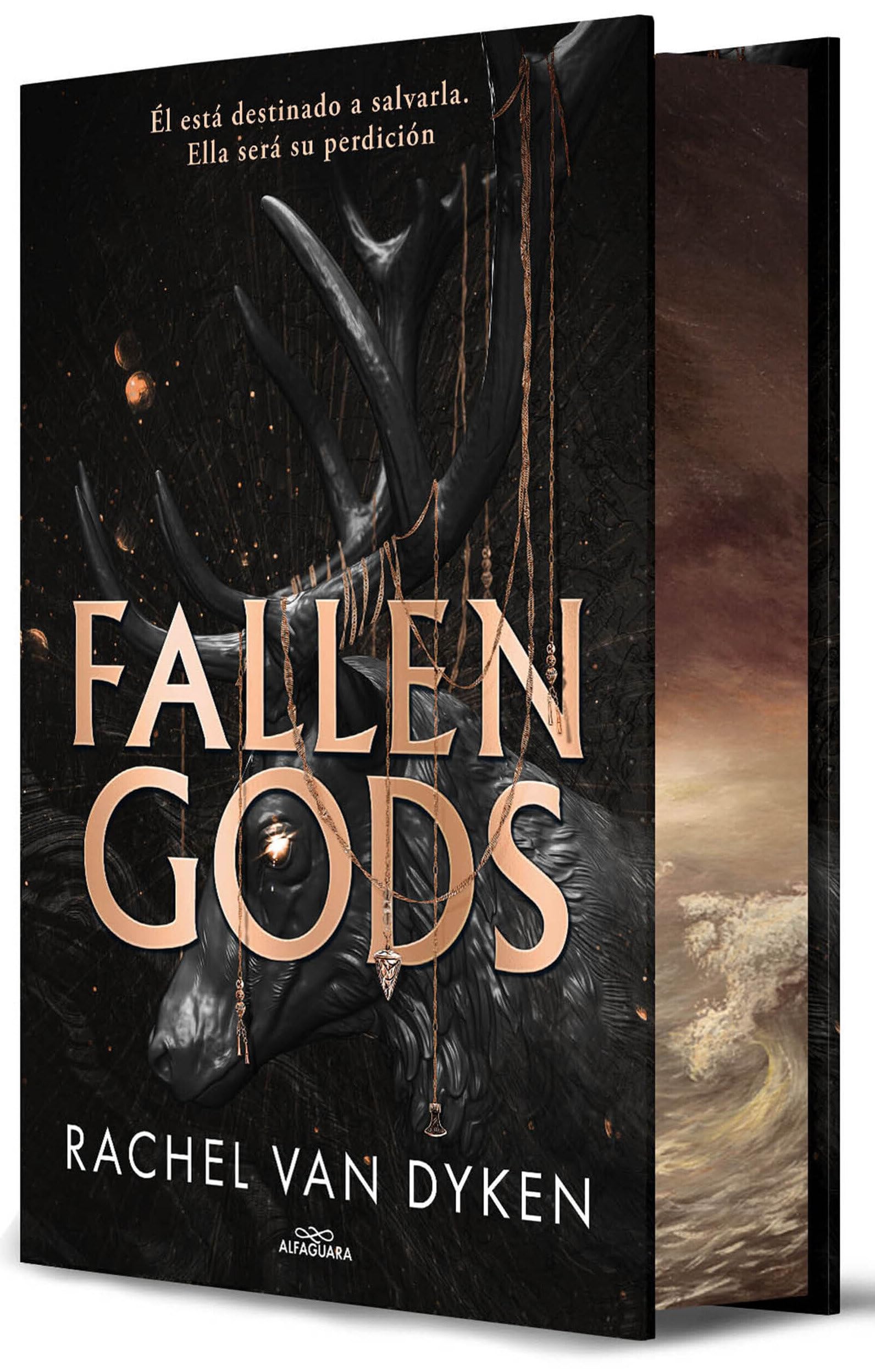 Fallen Gods (Edición Especial, Cantos Pintados) / Fallen Gods (Sprayed Edges Special Edition): Él está destinado a salvarla. Ella será su perdición: 1 (Hilos del Destino)