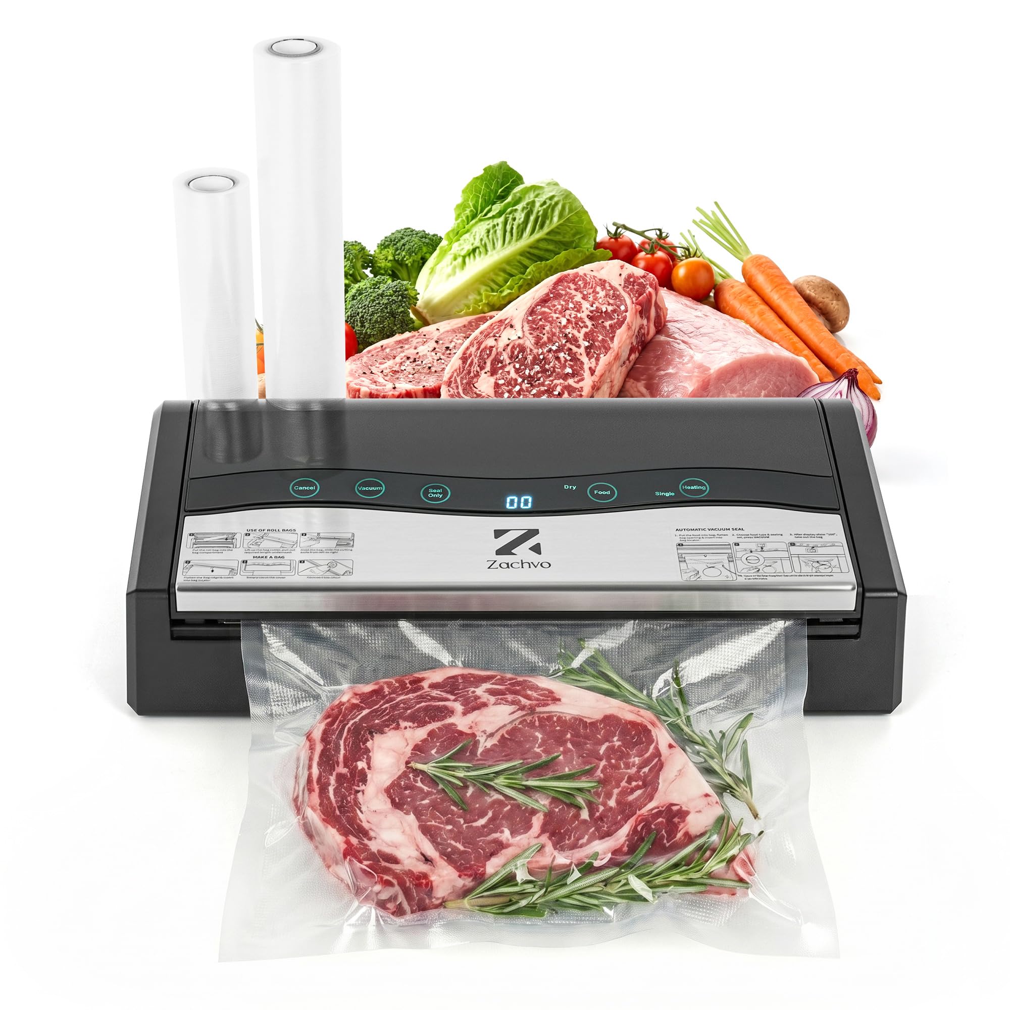 ZACHVO 10-in-1 Vacuum Sealer