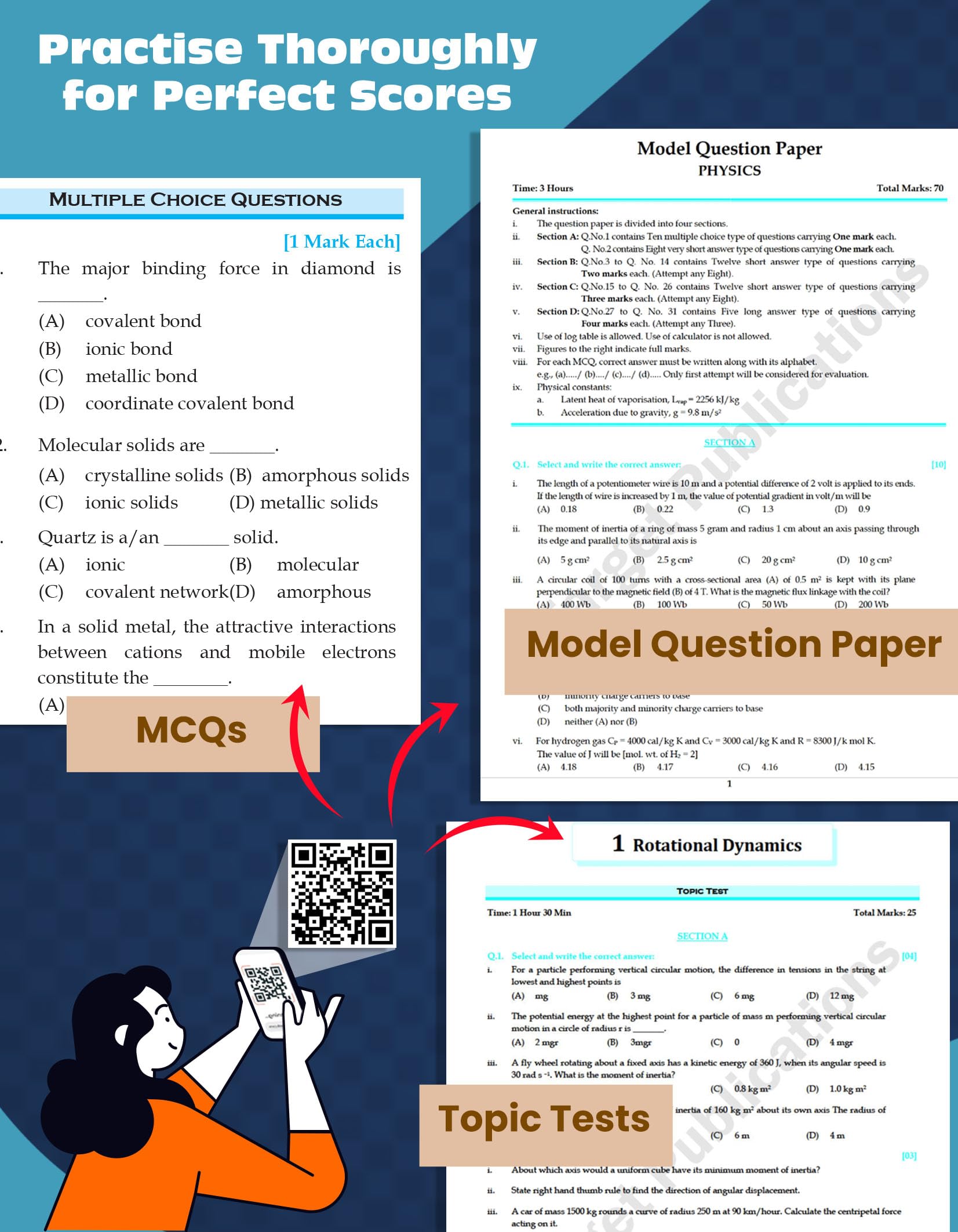 Std 12 Physics, Chemistry & Biology Books | SYJC Science | HSC Maharashtra State Board | Based on Std XII New Syllabus | Perfect Notes | Set of 6 4