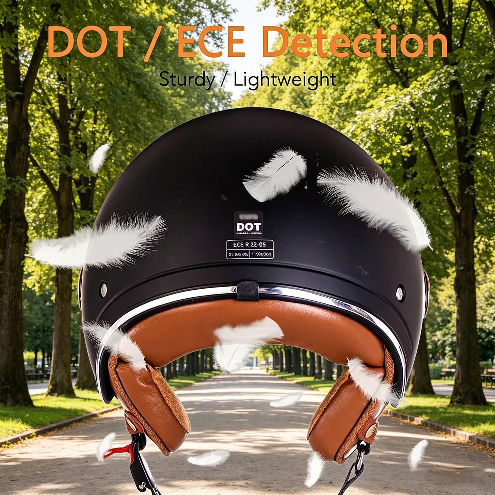 Guida con Stile: Casco Moto Jet Rétro 3/4 con Doppia Visiera per Uomo Donna Adulto Scooter Motorino Casco Aperto Omologato ECE 22.06 DOT Italiano Pop-Art Bianco Italia