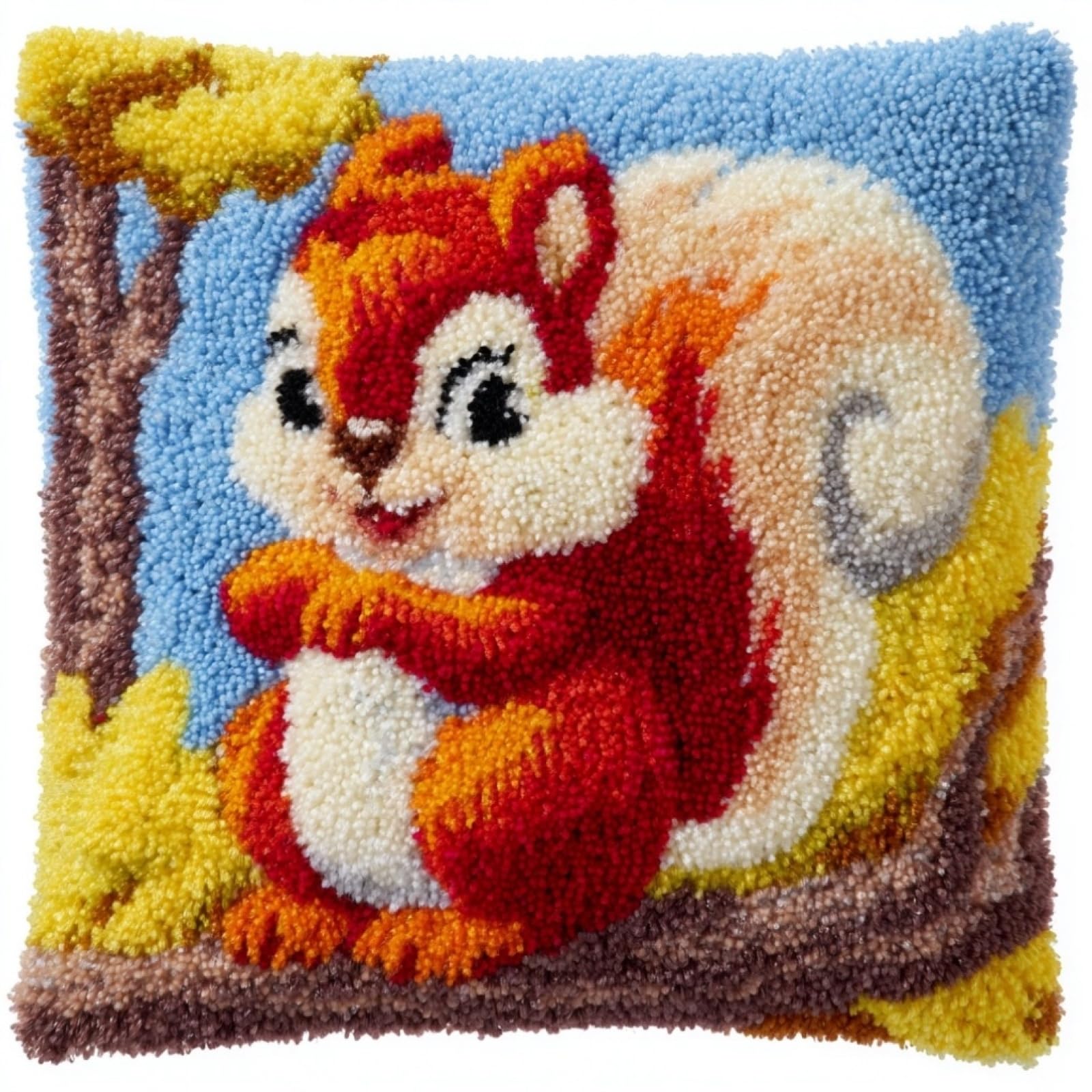 AxiangziK Latch Hook Kits 17x17in,Squirrel