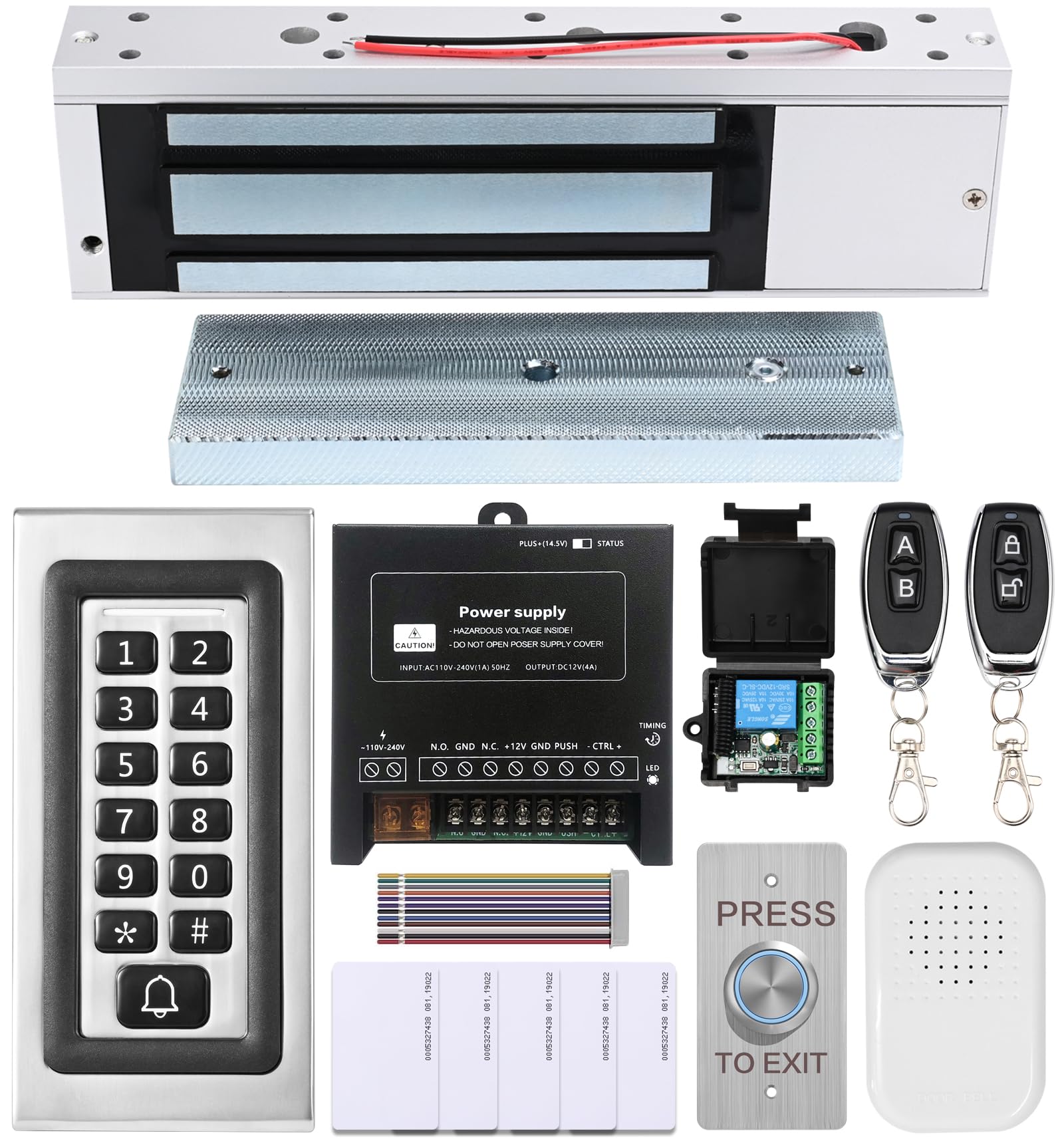 NCLTHS Access Control System Kit components