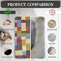 Vista 54 de MontVoo - Tapete de baño con base de goma, antideslizante, de secado rápido, absorbente, fina, para debajo de la puerta, de gamuza sintética