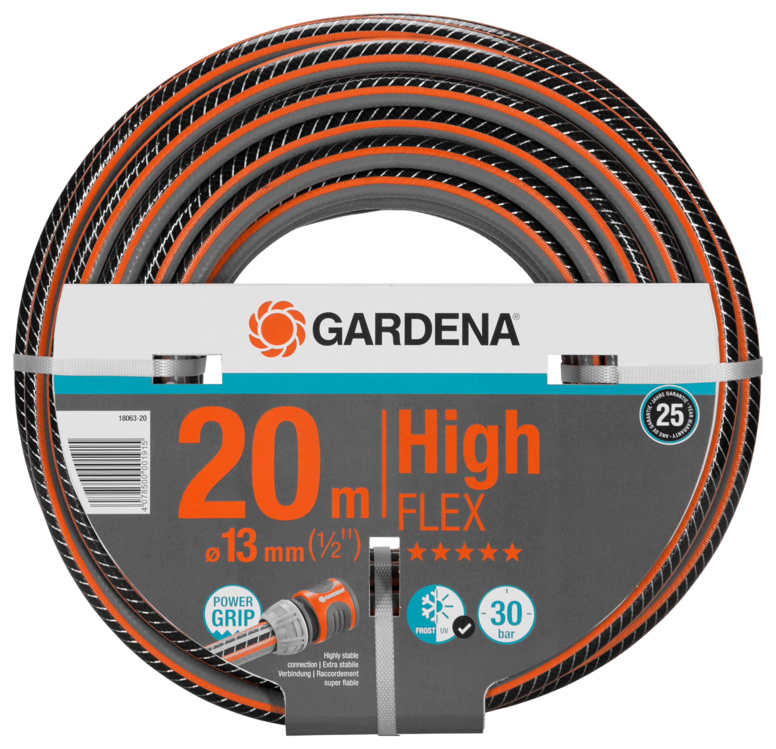 Gardena Gartenschlauch – Comfort HighFLEX, 13 mm (1/2 Zoll), 20 m