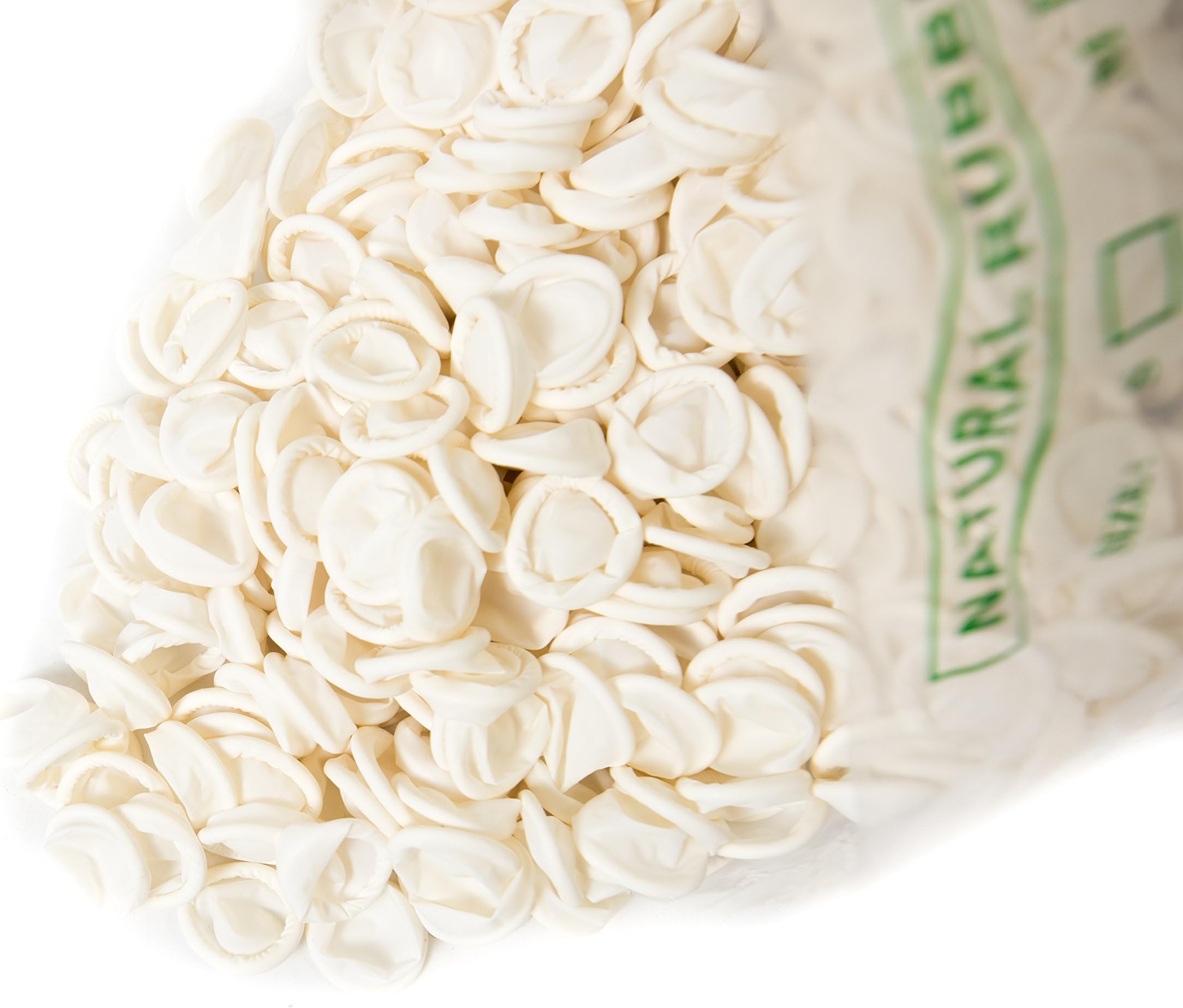 Bertech General-Purpose Latex Finger Cots, Powder-Free, Medium, White, Natural (Pack of 1440)