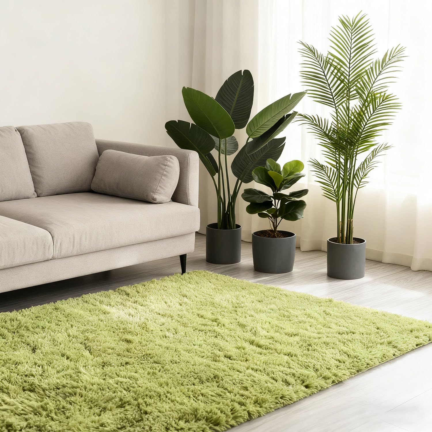 Tapis extérieur pour terrasse et balcon repas convivial en vert