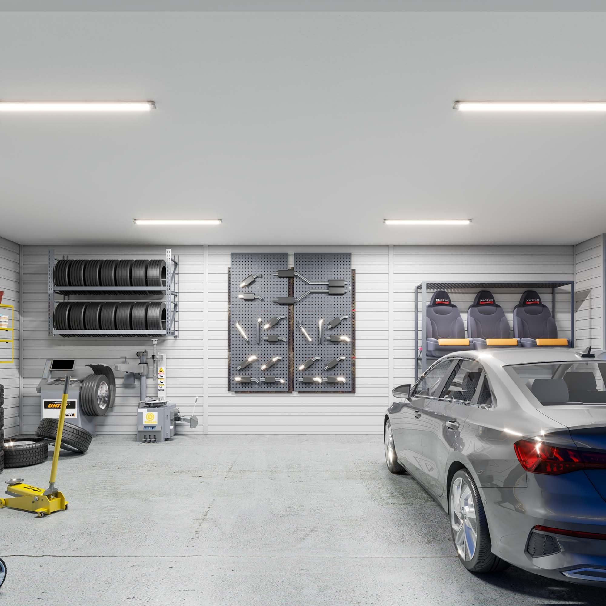 Ledvion - 10X LED TL-Röhre 120CM inkl. LED-Starter, 18W, 6500K, 100lm/W, 30.000 Betriebsstunden