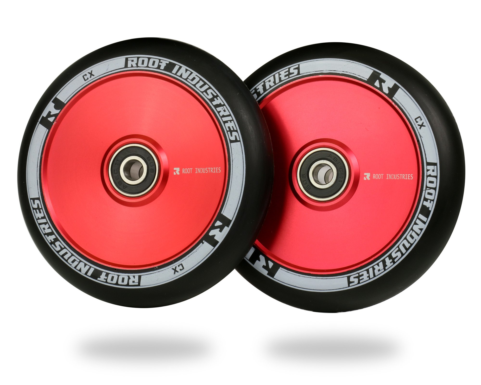 Root Industries 110 mm Air Wheels, Black/Red — image 1
