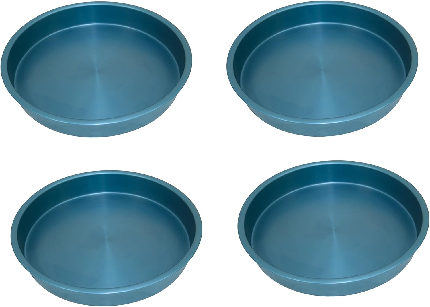 Bayou Aluminum Blue Anodized Crawfish Crayfish Seafood Serving Pan Tray (Set of 4) for All Occasions Can Also be Used as Smoker Water Pan