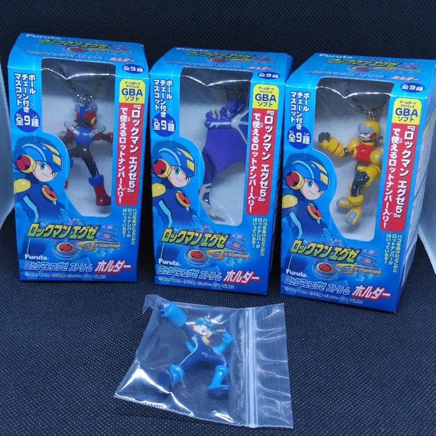 激レア ロックマンエグゼ アクセス ダブルフィギュアキーホルダー ロックマンエグゼ アクセス ダブルフィギュアキーホルダー