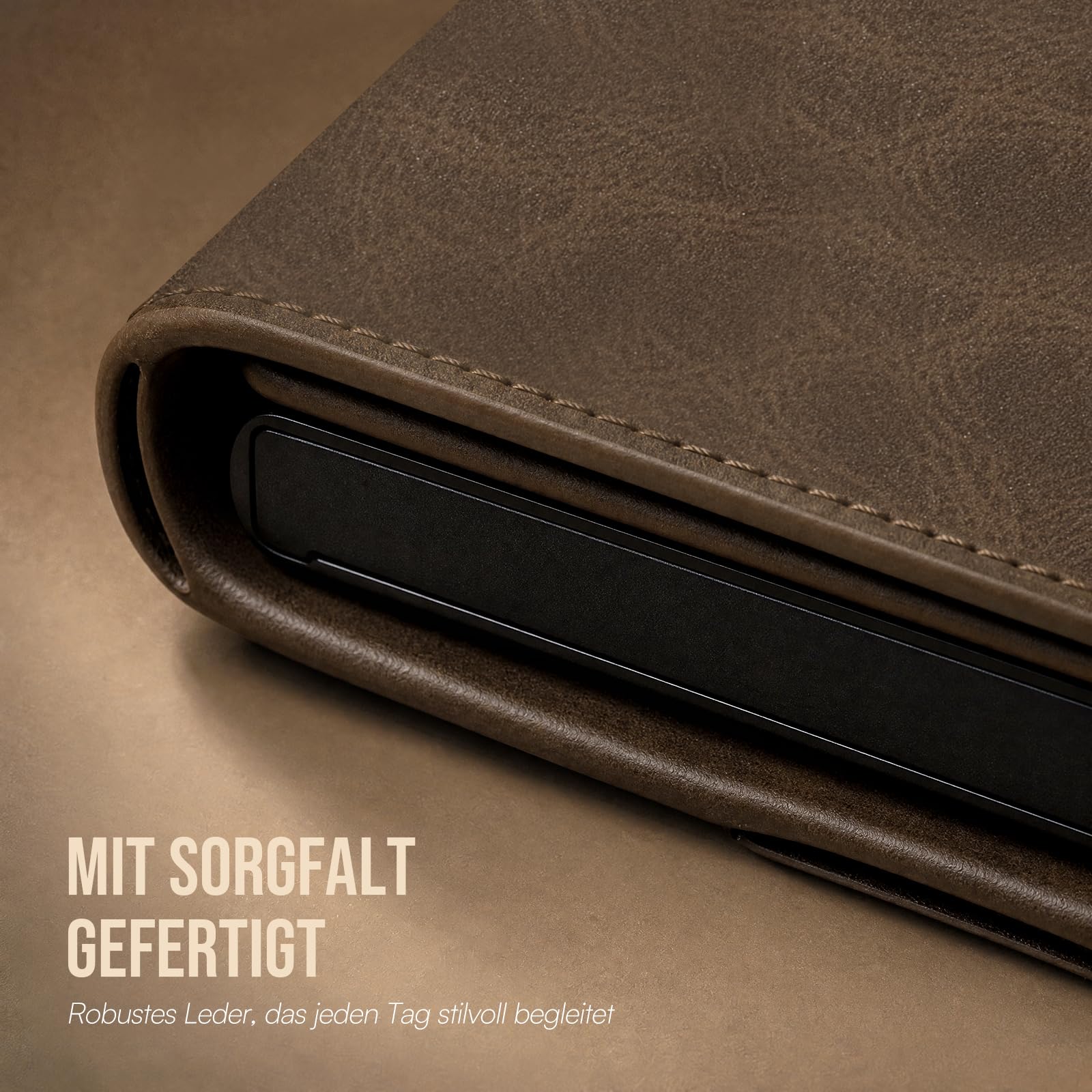 YESIIW Geldbörse Herren Slim RFID Blocking Kartenetui mit Münzfach - Schlankes Portmonee Herren mit Pop-Up Card Holder für 7–9 Karten & 2 Ausweis - Slim Wallet Geschenk für Weihnachten Geburtstag