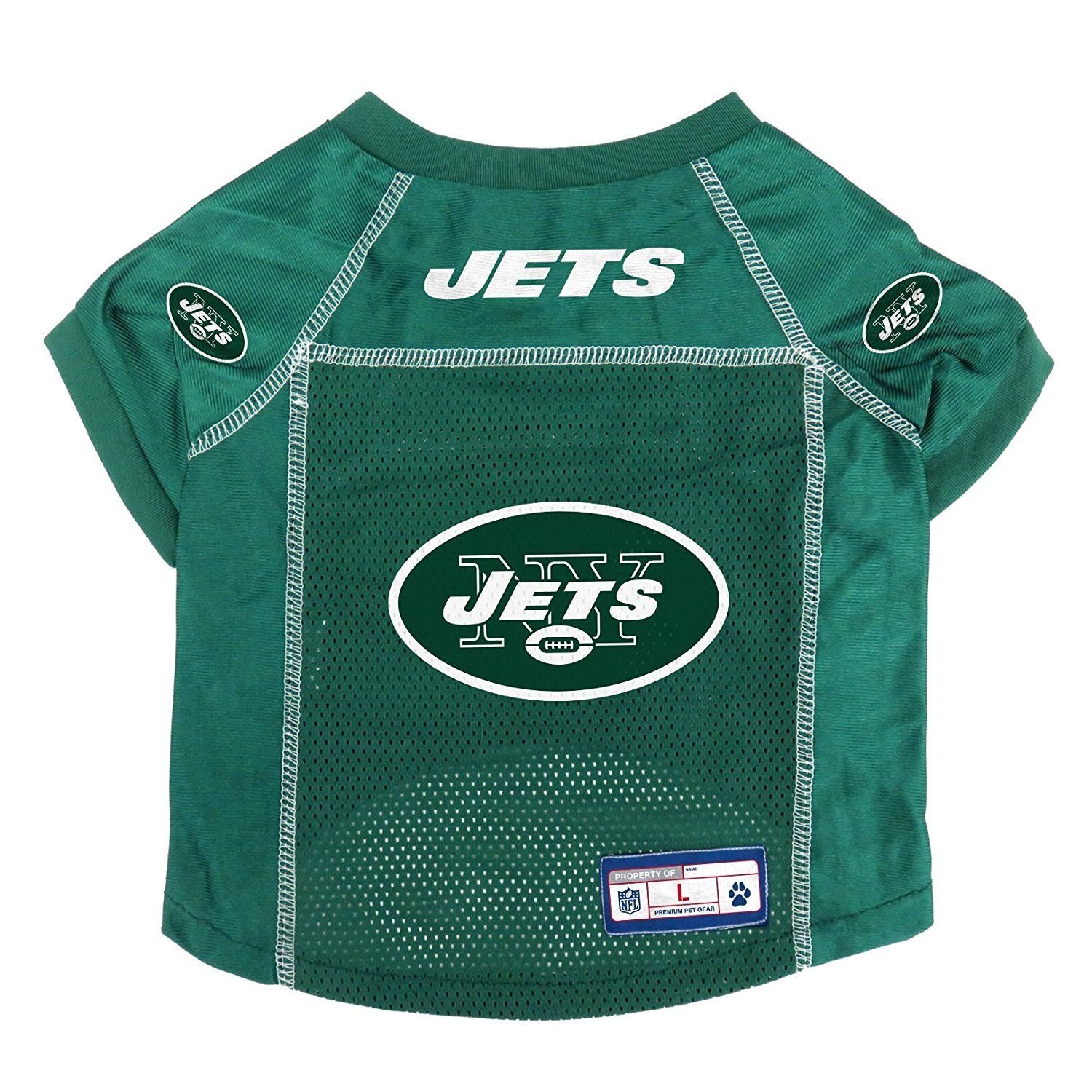 Littlearth NFL New York Jets Pet Jersey, XS