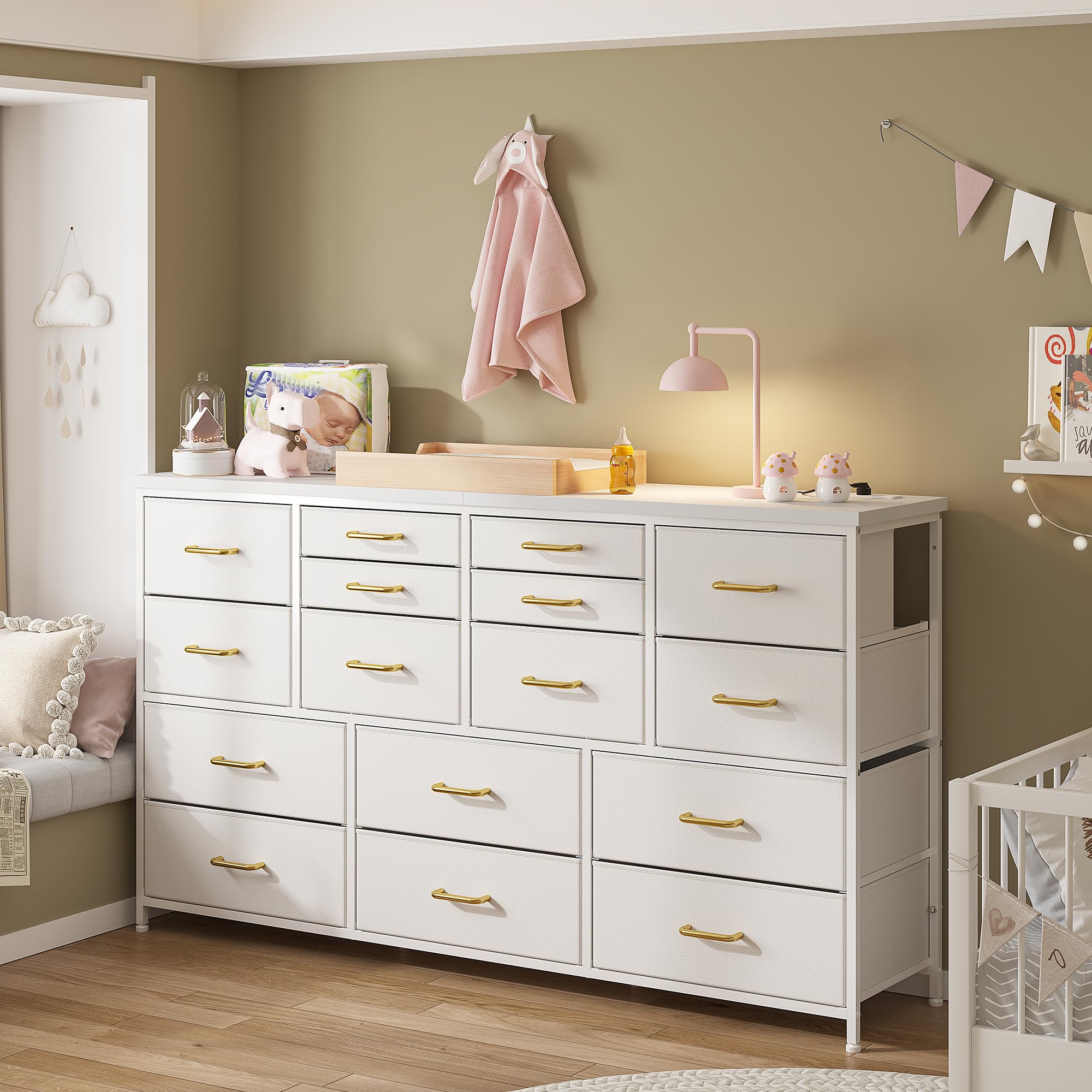 Amazon.com: 16 Drawers Long Dresser for Bedroom, 51"W Dressers with Power Outlets for 60"Inch TV for Living Room, Entertainment Center with Storage, Media TV Stand Console Table 51.1''W*11.8''D*34.8''H, White : Home & Amazon.com: 16 Drawers Long Dresser for Bedroom, 51"W Dressers with Power Outlets for 60"Inch TV for Living Room, Entertainment Center with Storage, Media TV Stand Console Table 51.1''W*11.8''D*34.8''H, White : Home &