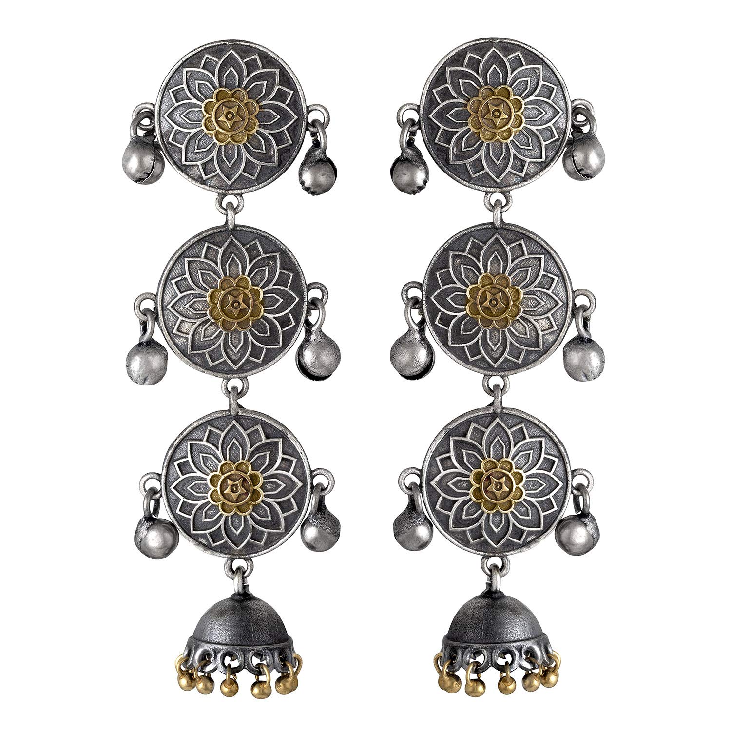 See full amazon price history chart for Peora Silver Non-Precious Metal Unique Oxidised Dangle Earrings Antique Jewellery for Women Girls Peora Silver Non-Precious Metal Unique Oxidised Dangle Earrings Antique Jewellery for Women Girls (B07YJZ8DHZ) Amazon Price History, Amazon Price Tracker