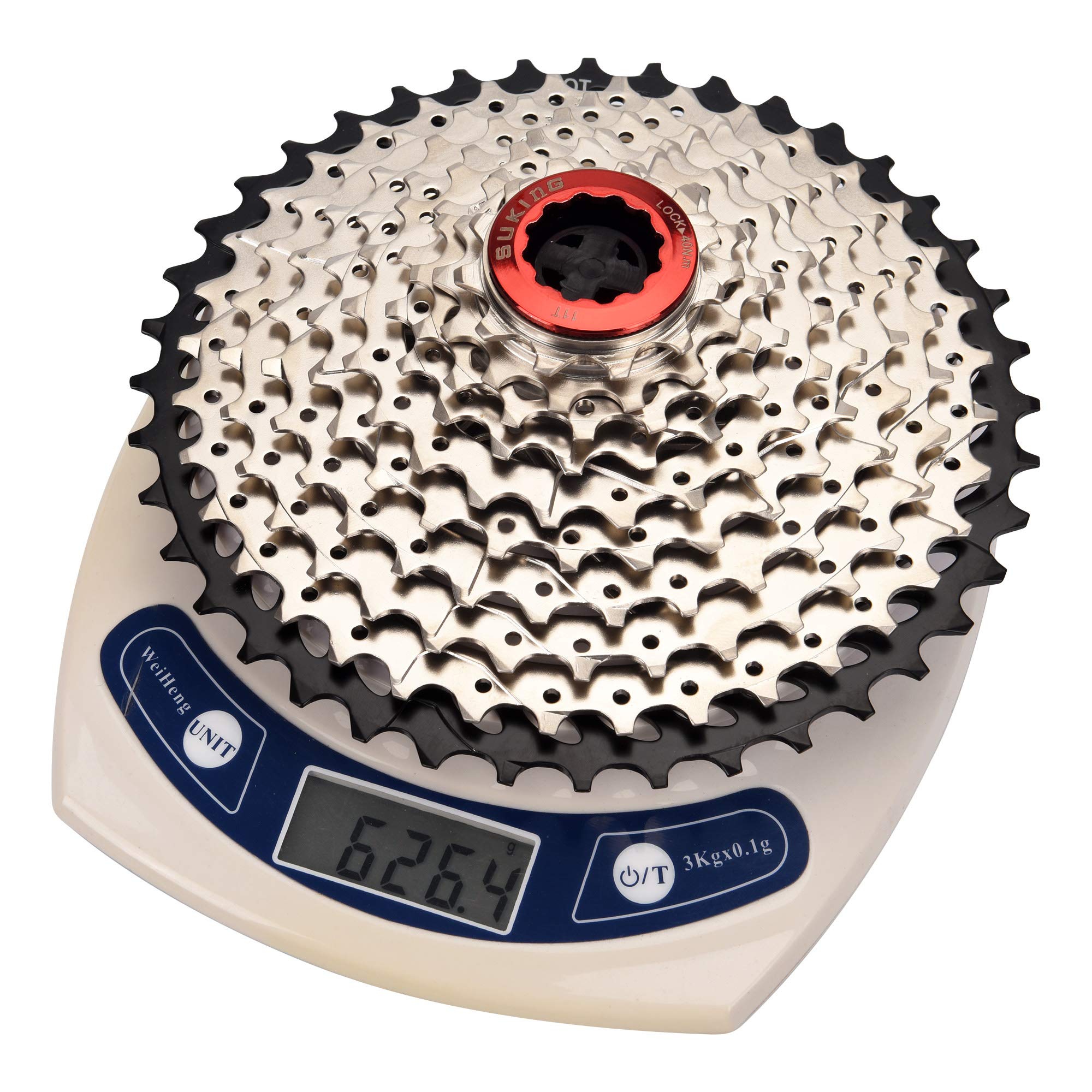 BESNIN Casete de Bicicleta de 10 Velocidades, Cassette 10V 11-25T 11-28T 11-32T 11-36T 11-40T 11-42T Piñones de Bicicleta de Carretera y MTB