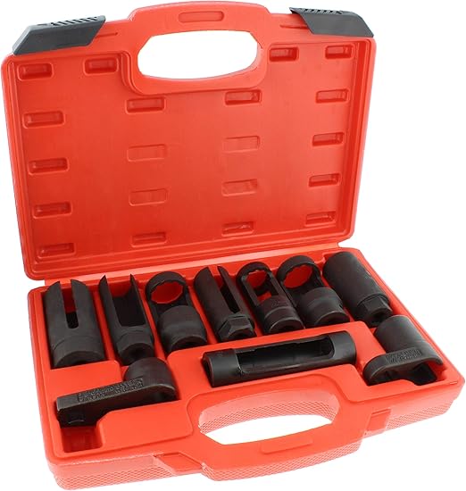 ABN Oxygen Sensor Socket Set 10 Piece O2 Sensor Socket