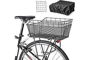 Rear Bike Basket with Cargo Net: A Cyclist's Essential