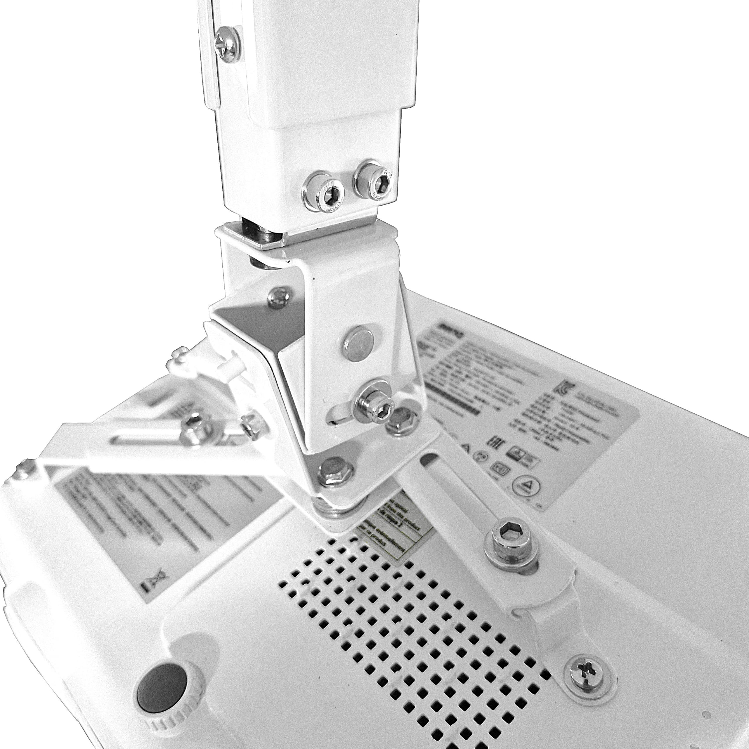 Supporto da soffitto per proiettore BenQ TH575 TK710Sti TH671ST LW650, montaggio a soffitto, perfettamente preparato, fissaggio stabile per sale conferenze, scuole (per BenQ TH575 TK710Sti TH671ST