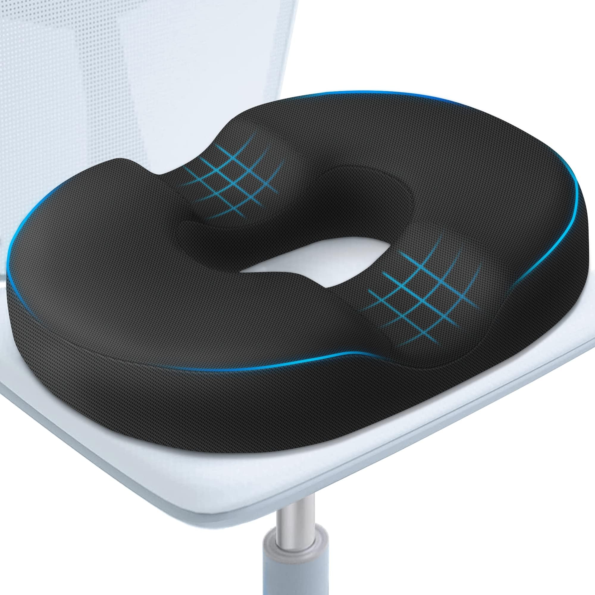Shineyid Donut Cushion Seat, Inflatable Ring Cushion with A