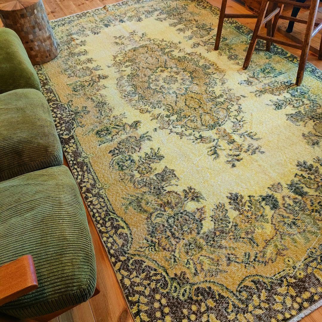 Sale】オーバーダイラグ トルコヴィンテージラグ トルコ絨毯