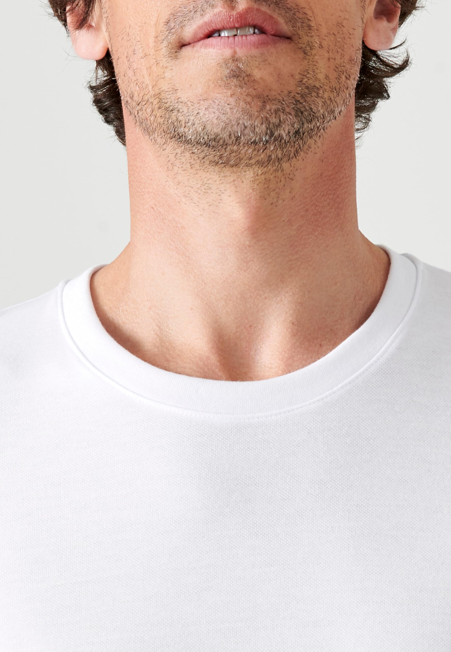 Damart - T-Shirt Double Face Col Rond Thermique Thermolactyl Homme Blanc Taille 3XL (126-133)