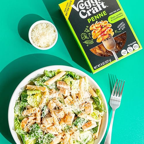 Miniatura 7 de Veggiecraft Farms Pasta Penne sin gluten hecha con coliflor 8 onzas (paquete de 3)