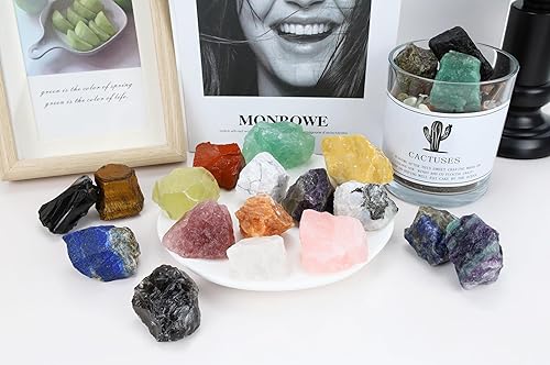 Miniatura 7 de XIANNVXI Cristal de amazonita de 2.5 pulgadas, cristales grandes en bruto, naturales en bruto, piedras preciosas a granel para curación de reiki,