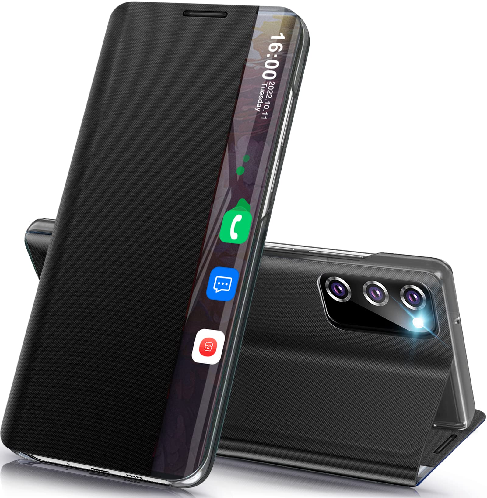 handyhlle fr iphone 16 iPhone 16 Pro Max Handyhlle mit gratis Displayschutz-Folie und Klappf   HANS/SON