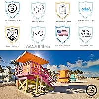 Vista 7 de Protector solar en aerosol Surface Dry Touch, resistente al agua, amplio espectro UVA/UVB, protección de secado rápido, libre de PABA, 6 onzas, SPF