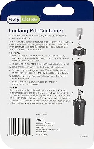 Miniatura 10 de Llavero Tiny nitroglycerin píldora caso