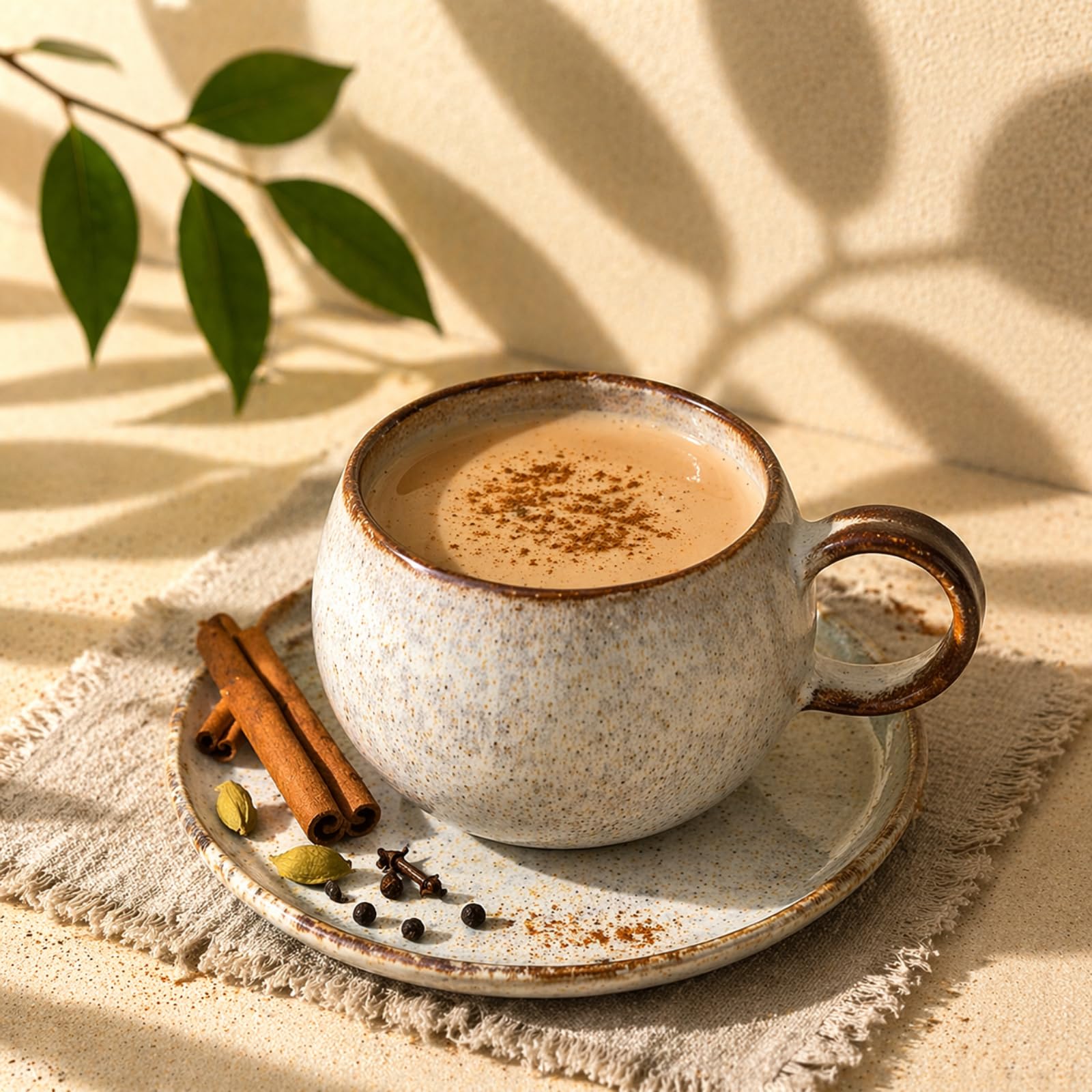 FUSIONATE Chai Latte 80% Té Negro India | Sin Azúcar | Masala Instantáneo en Polvo | Jengibre, Canela y Pimienta | Sin Aditivos | 100g