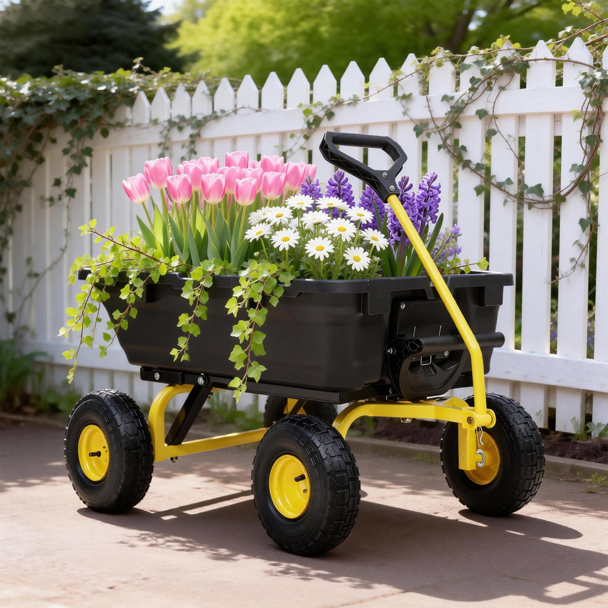 Autodaya Garden Dump Cart