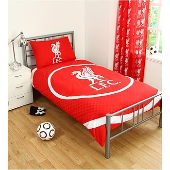 LIVERPOOL FC BULLSEYE SINGLE DUVET SET QUILT COVER LFC ...