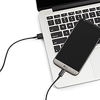 Vista 5 de Yaxa Basics - Cable de carga rápida USB-C a USB-A 2.0, velocidad de 480Mbps, certificado USB-IF, para Apple iPhone 16/15, iPad, Samsung Galaxy